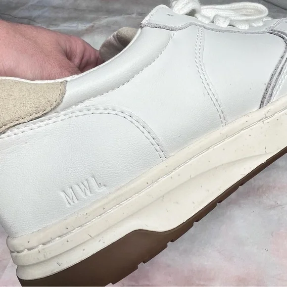 Madewell Court Sneakers Shoes Colorblock Leather and Suede 9 - Picture 5 of 9